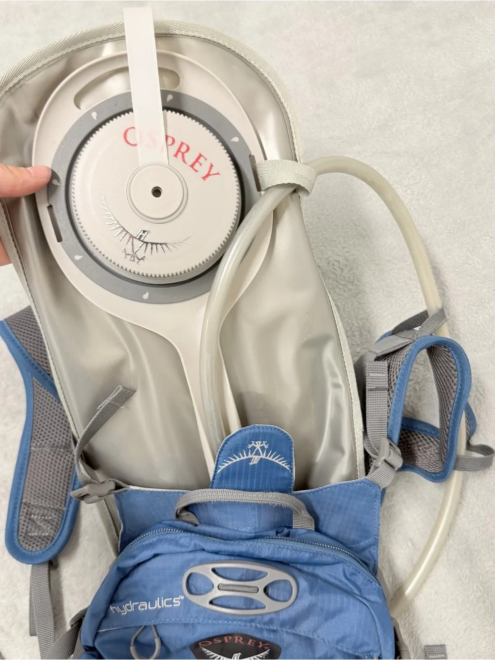 Osprey Viper 10 Hydration Backpack Blue Gray w/ Hydration Bladder